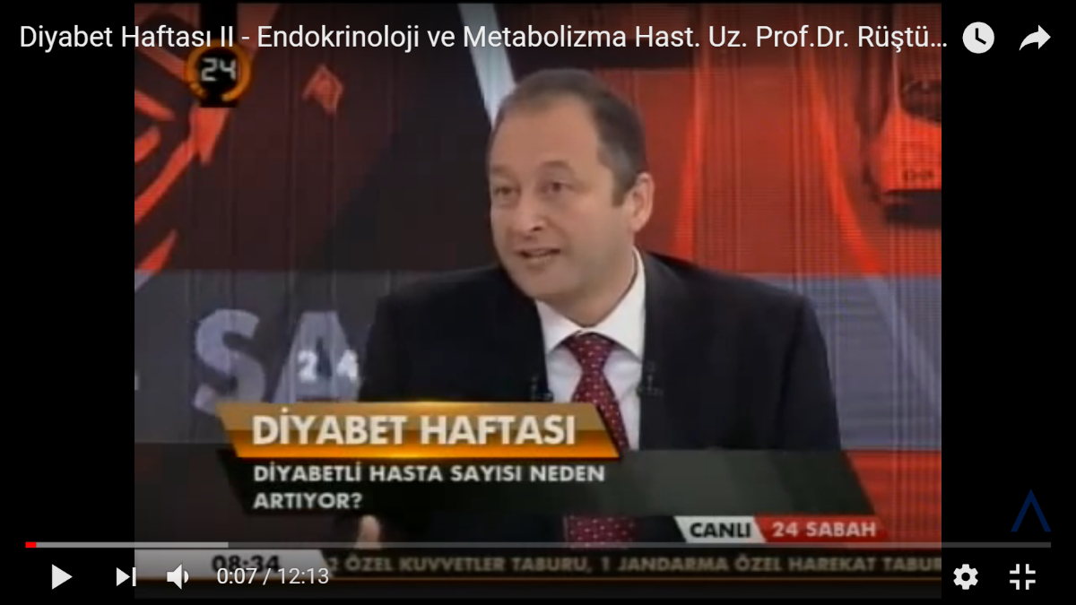 NTV - Rüştü Serter Diyabeti anlatıyor
