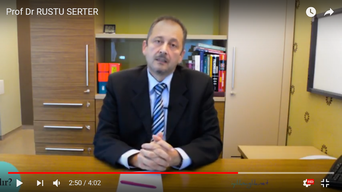 Prof. Dr. Rüştü Serter, Guatr hakkında bilgi veriyor